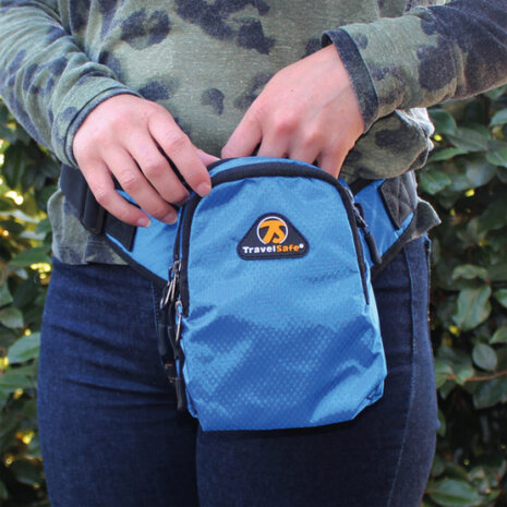 heuptasje Street Life polyester blauw maat S