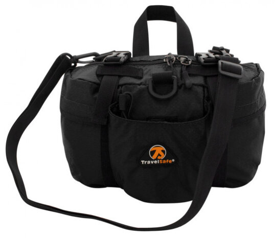 heuptasje Street Life polyester zwart maat L