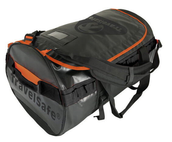 duffle-bag Nepal tarpaulin zwart 65 liter