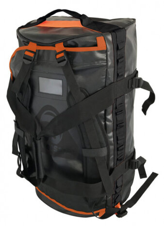 duffle-bag Nepal tarpaulin zwart 65 liter