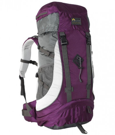 backpack Mountain 55 liter 35 x 70 cm polyester paars