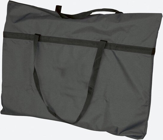 draagtas campingstoel 100 x 80 cm polyester grijs/zwart