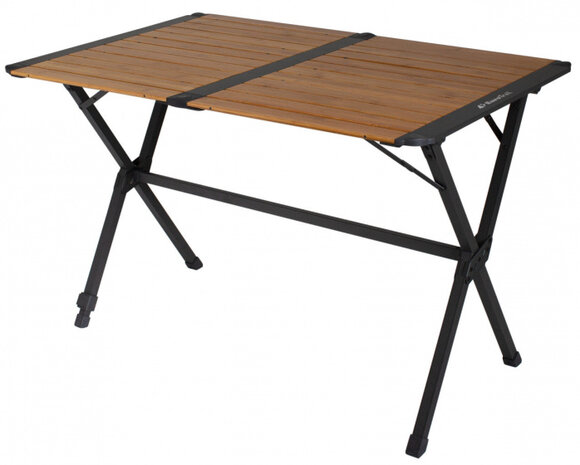 campingtafel Chamberry 70 x 110 x 70 cm bamboe bruin