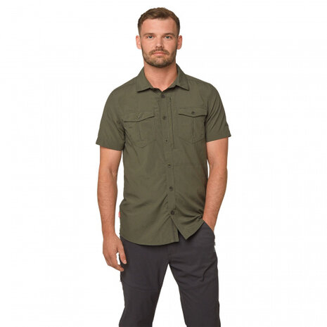 outdoor T-shirt Adventure II heren donkergroen maat M