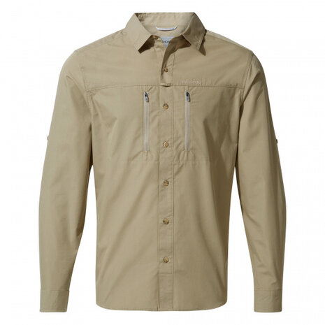 outdoorshirt Kiwi Boulder heren beige maat S