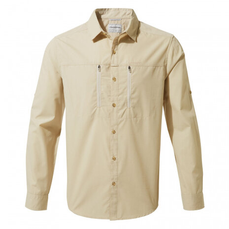 outdoorshirt Kiwi Boulder heren lichtbruin maat XXL