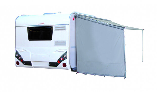 zijwand Caravan 212 x 230 cm polyester grijs