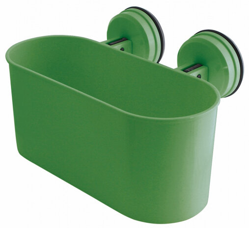 opbergbakje ovaal 26,5 x 16,5 cm ABS groen