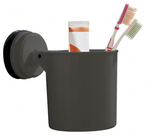 opbergbakje rond 11 cm ABS grijs