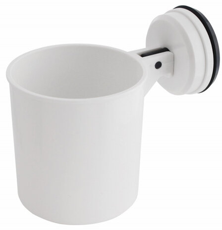 opbergbakje rond 11 cm ABS wit