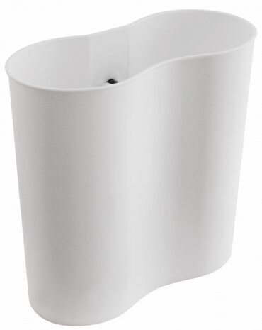 opbergbakje hoog 20 x 20 cm ABS wit