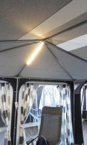 campinglamp Tube met dimmer 60 cm wit