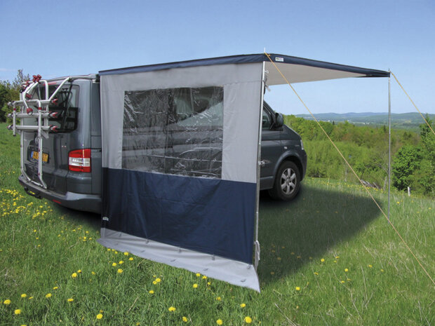busluifel zijwand Fjord 240 x 180 cm polyester grijs