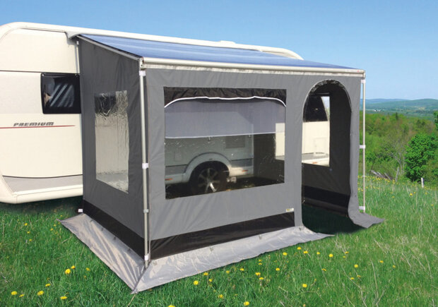 voortent Bergen CS 440 polyester 414 x 180 cm grijs