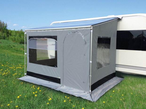 voortent Bergen CS 440 polyester 414 x 180 cm grijs