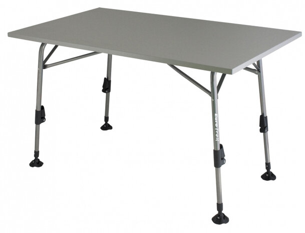 campingtafel Lunel Light 120 x 70 x 72 cm aluminium grijs