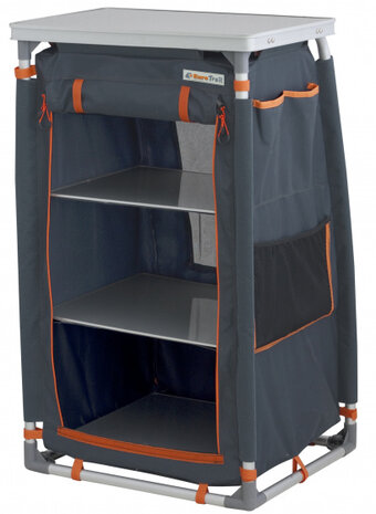 campingkast Lunas 57 x 56 x 98 cm aluminium navy