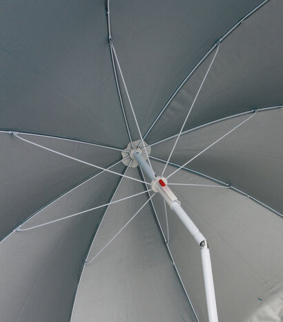strandparasol 180 x 160 cm staal roze 2-delig