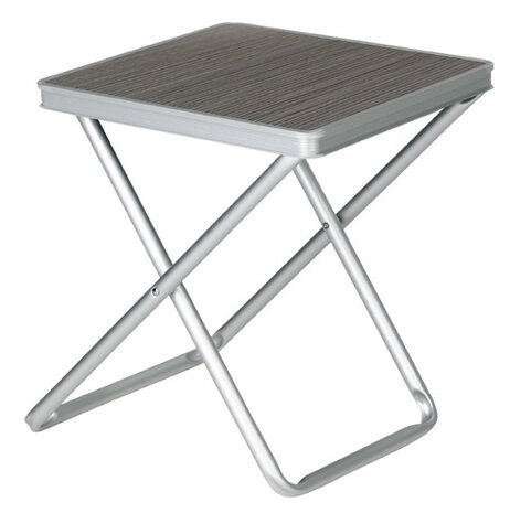 campingkruk Campus 47,5 cm aluminium grijs 2-delig