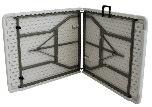 campingtafel Pavillon S 152 x 71 cm staal wit