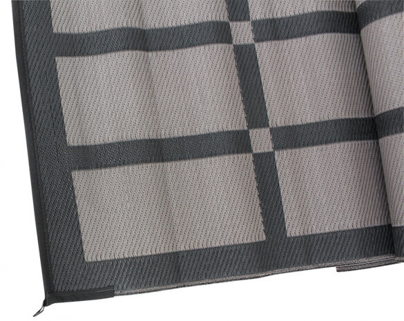 grondzeil Patio 250 x 350 cm polypropyleen zwart/grijs