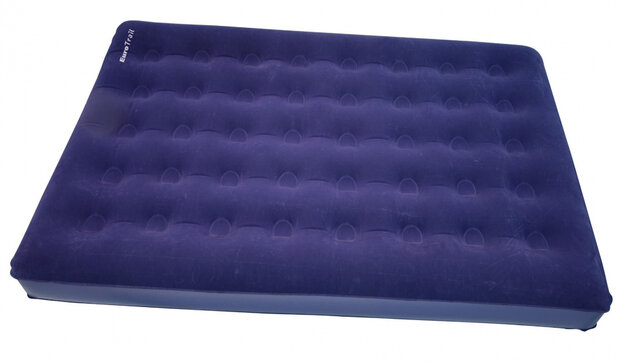 luchtbed Simple 198 x&nbsp;152&nbsp;x 22 cm flocked PVC navy