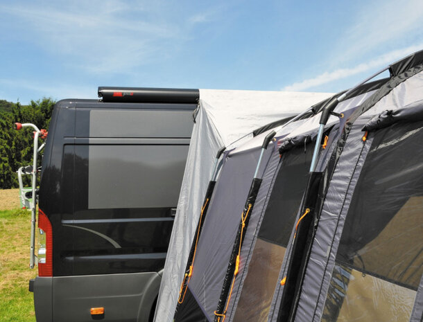 bustent Silverstone 2-persoons polyester/staal grijs