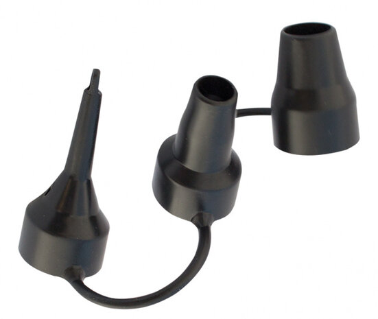 elektrische pomp 0,54 psi 10 x 13 cm zwart 4-delig