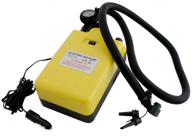 elektrische pomp 0,5/15 psi 26 cm zwart/geel 6-delig