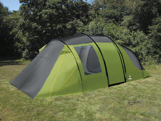 familietent Montana 6-persoons 640 cm groen/grijs