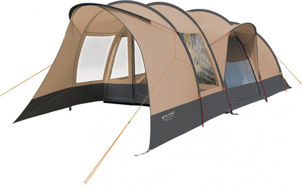 familietent Georgia 4-5 persoons 620 cm beige/bruin