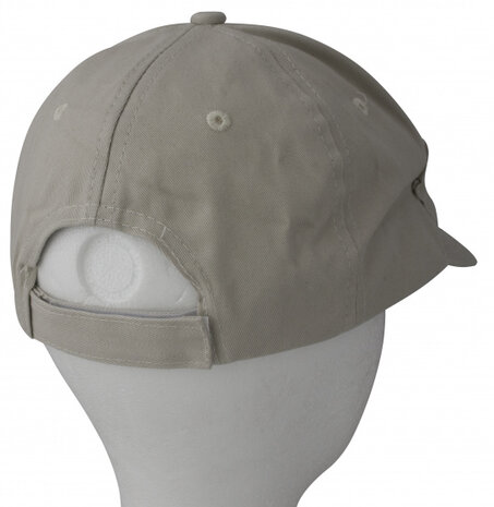 insectenwerende pet Netcap polykatoen grijs one-size