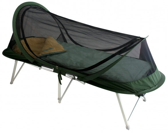 klamboe Pop Up 1-persoons polyester/mesh zwart