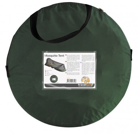 klamboe Pop Up 1-persoons polyester/mesh zwart