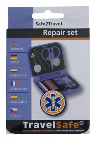 naaisetje Safe2Travel 70 x 65 x 15 mm paars