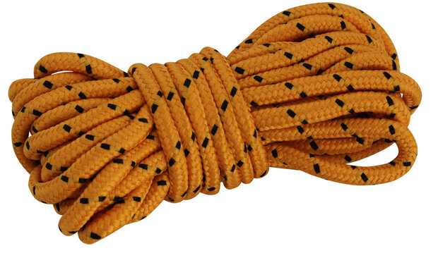scheerlijnen 4 meter nylon oranje/zwart 4 stuks
