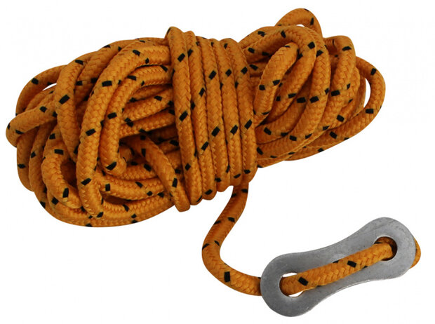 scheerlijnen 4 meter nylon oranje/zwart 4 stuks