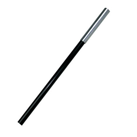 stokdeel Fiberglas 8,5 m x 70 cm fiberglas zwart