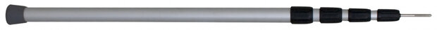 luifelstok 4 telescopisch 79-230 cm aluminium zilver