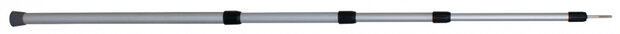 luifelstok 4 telescopisch 79-230 cm aluminium zilver