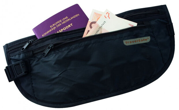 heuptas 30 cm polyester zwart
