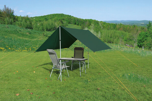 tarp 3 50% UV bescherming 300 x 300 cm polyester groen