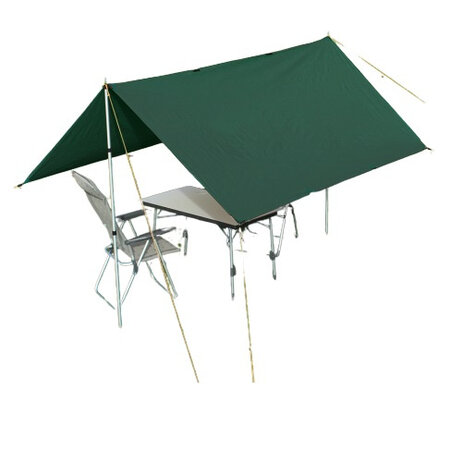tarp 4 50% UV bescherming 400 x 300 cm polyester groen