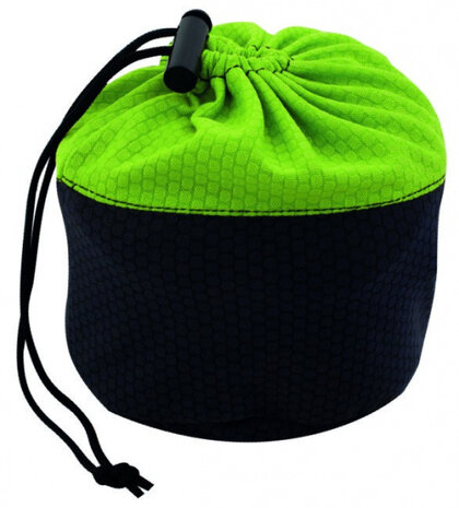nekkussen 24 cm polyester/traagschuim zwart/groen