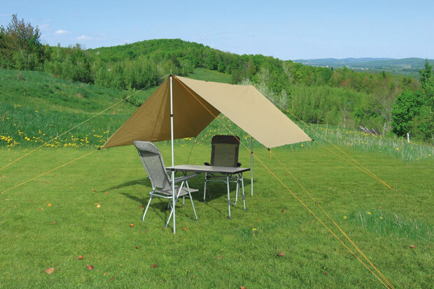 tarp 4 400 x 300 cm polyester/katoen/BTC bruin