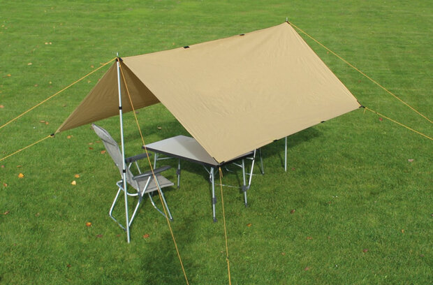 tarp 4 400 x 300 cm polyester/katoen/BTC bruin