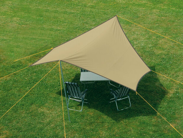 tarp Wing 5 440 x 400 cm polyester/katoen bruin