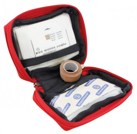 Ehbo-set Scout 10,5 x 6,5 cm polyester rood 19-delig