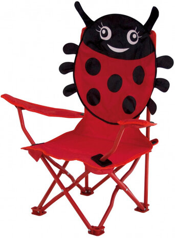 kinderstoel Lieveheersbeestje 60 x 26 cm junior rood
