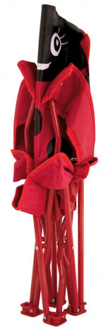 kinderstoel Lieveheersbeestje 60 x 26 cm junior rood